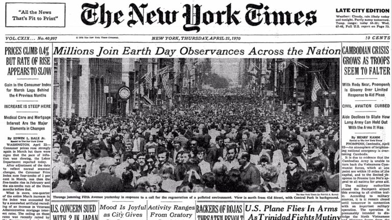 Going Green 3 First-Earth-Day-1970-The-New-York-Times-min