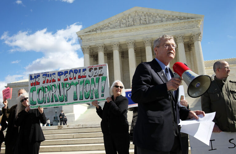 Activists Rally For Supreme Court To Overturn Citizens United v